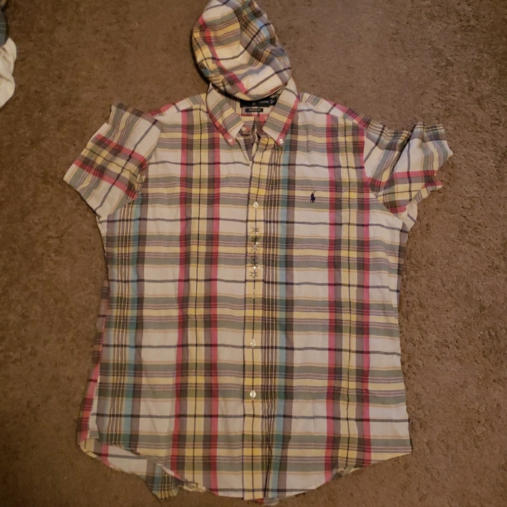Polo hat and shirt combo